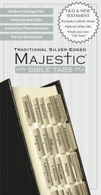 Majestic Traditional Silver-Edged Bible Tabs