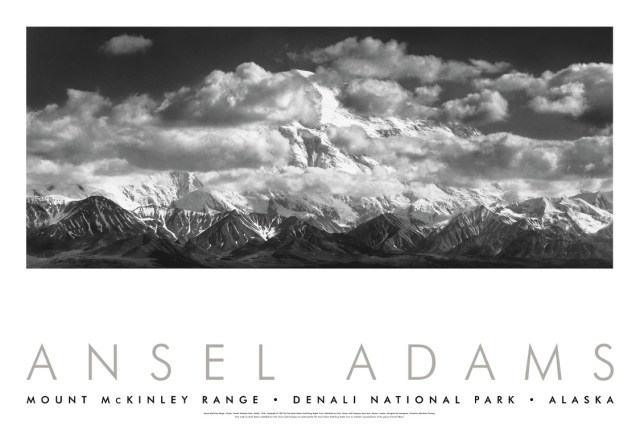 Mount Mckinley Range, Clouds, Denali National Park, Alaska, 1948