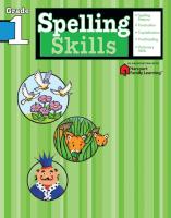 Spelling Skills: Grade 1 (Flash Kids Harcourt Family Learning)