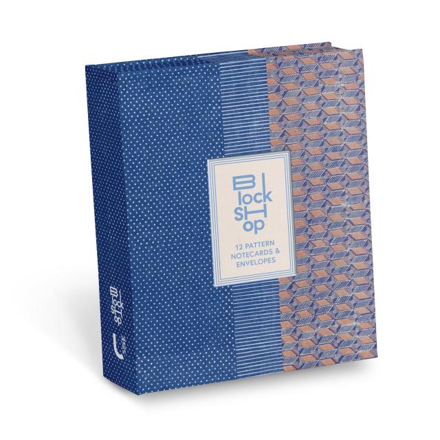 From the Block Shop Studio: 12 Pattern Notecards and Envelopes